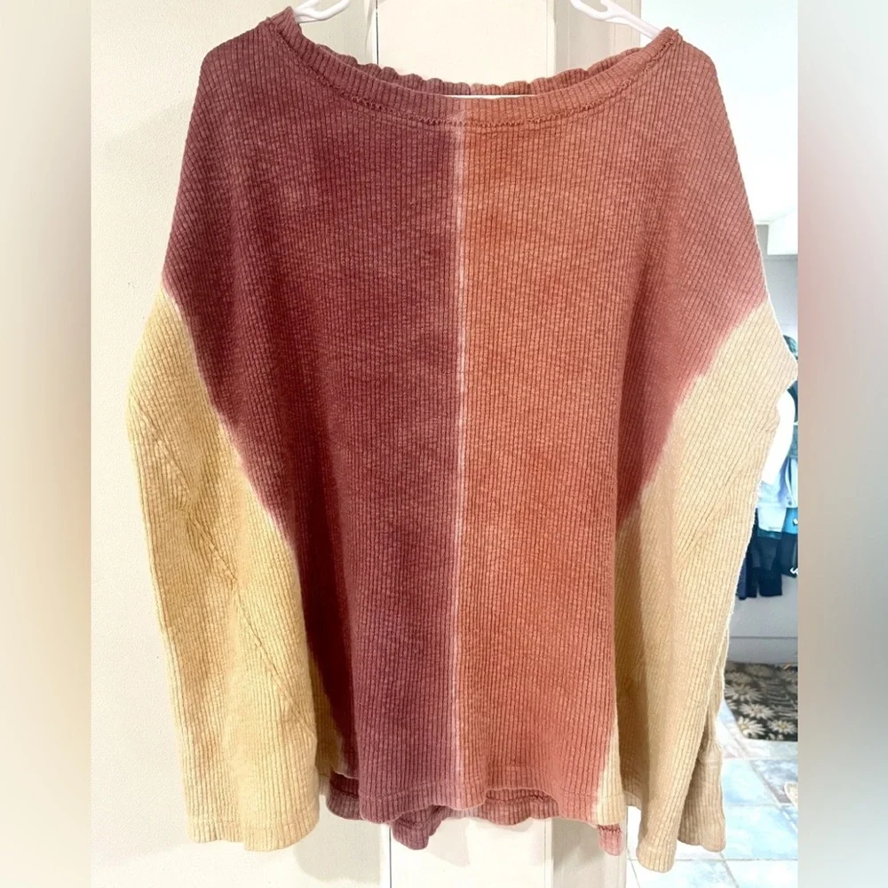 We The Free | Free People Logan Long-Sleeve Thermal T-Shirt in Star Anise Combo - Picture 4 of 16